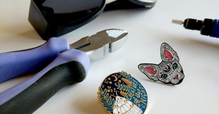 How to Make a Needle Minder from an Enamel Pin