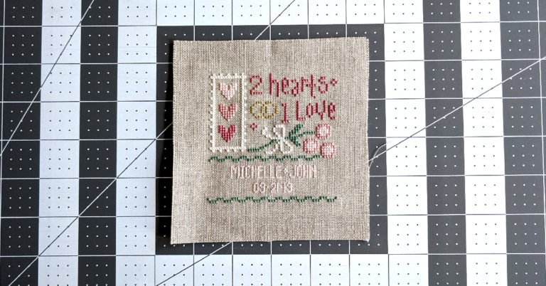 How to Frame Cross Stitch that Doesn’t Fit into Standard Size Frames