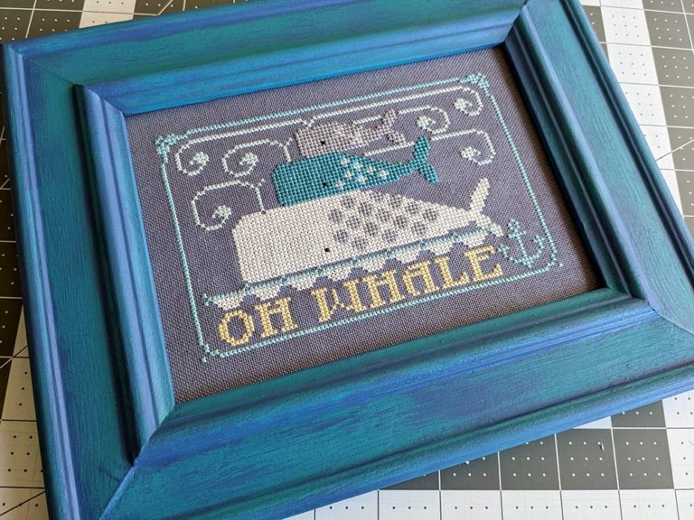 3 Steps To Resize Thrifted Frames for Cross Stitch (Budget-Friendly DIY)