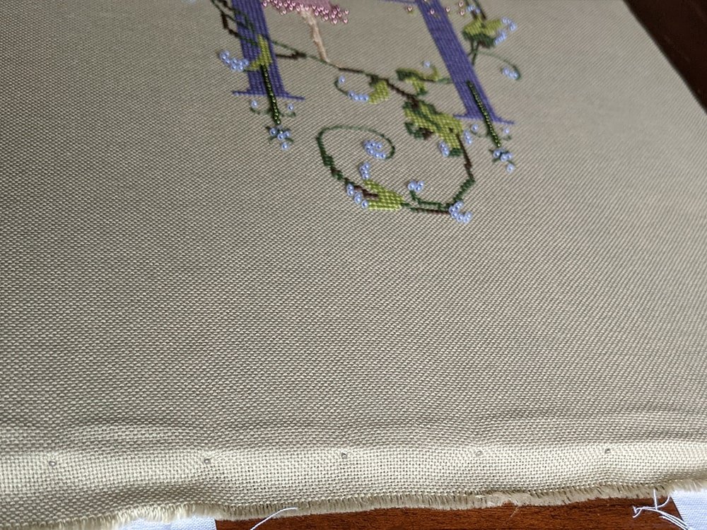pinning cross stitch