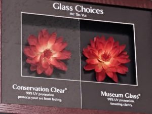 Conservation Clear versus Museum Glass