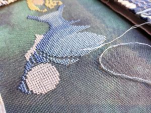 stitching Alice in Wonderland