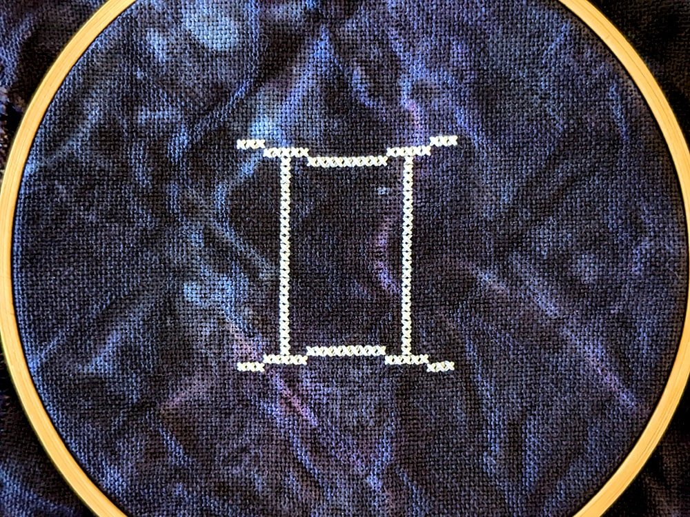 Gemini cross stitch pattern